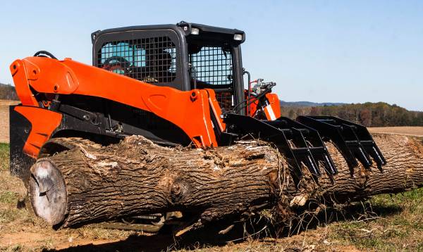 Loflin Fabrication Vertical Grapple For Skid Steer & Tractors - Iron Elk