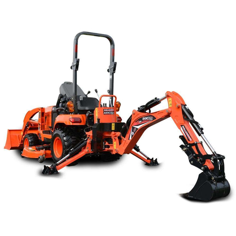 Wallenstein Equipment GE605 Backhoe Attachment For Compact Tractors - Iron Elk
