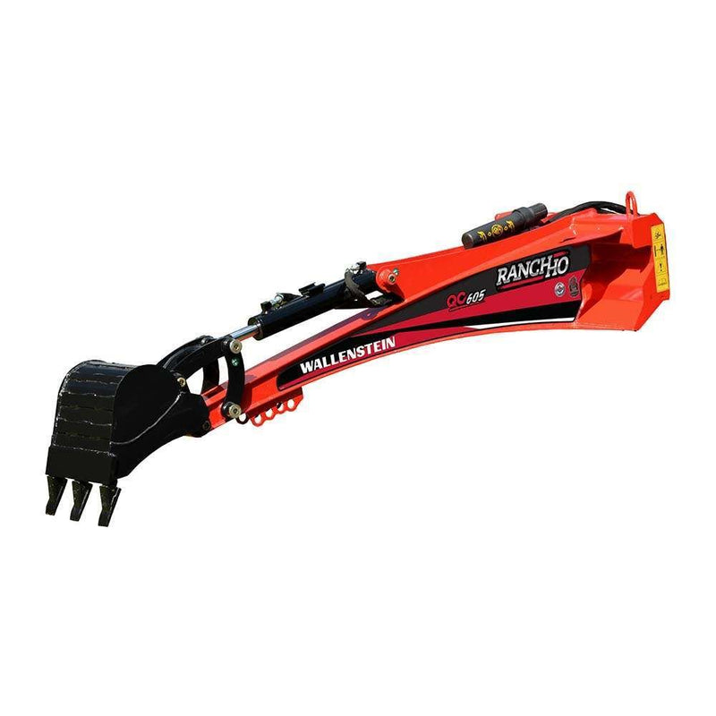 Wallenstein Equipment QC605B Compact Skid - Steer Backhoe - Iron Elk