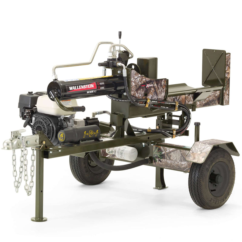 Wallenstein Equipment WXR740L 27‑Ton Horizontal/Vertical Log Splitter - Iron Elk