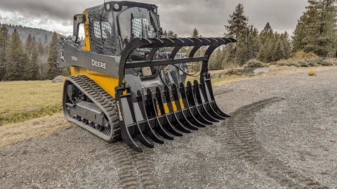ANBO Grapple Rake 120 For Skid Steers and Tractors - Iron Elk