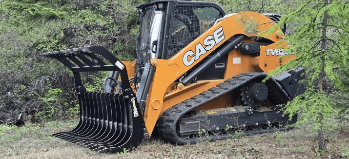 ANBO Grapple Rake 120 High Capacity For Skid Steers and Tractors - Iron Elk