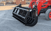 ANBO Grapple Rake 120 High Capacity For Skid Steers and Tractors - Iron Elk