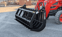ANBO Grapple Rake 120 High Capacity For Skid Steers and Tractors - Iron Elk