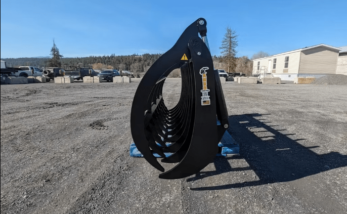 ANBO Grapple Rake 160 For Skid Steers and Tractors - Iron Elk