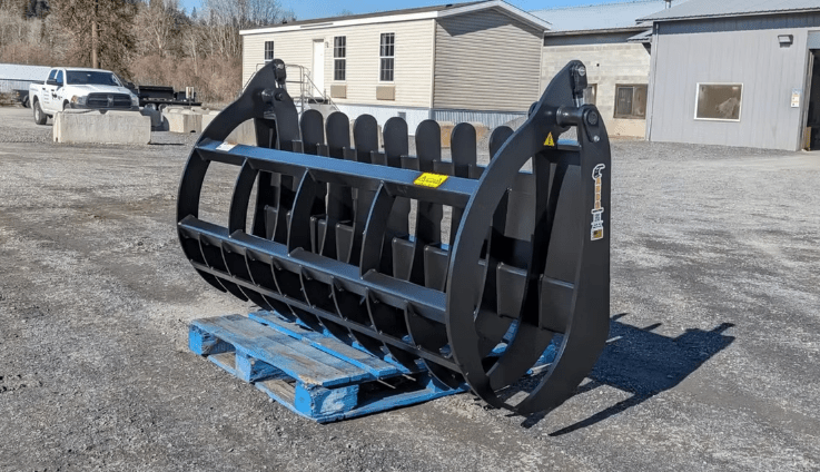 ANBO Grapple Rake 160 For Skid Steers and Tractors - Iron Elk