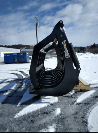 ANBO Grapple Rake 160 High Capacity For Skid Steers and Tractors - Iron Elk