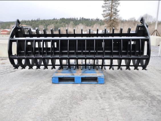 ANBO Grapple Rake 180 For Skid Steers and Tractors - Iron Elk