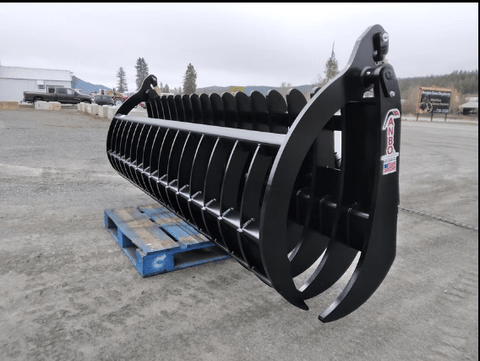 ANBO Grapple Rake 180 For Skid Steers and Tractors - Iron Elk