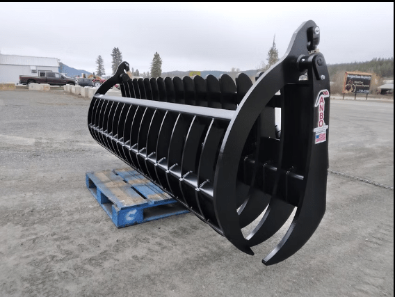 ANBO Grapple Rake 180 For Skid Steers and Tractors - Iron Elk