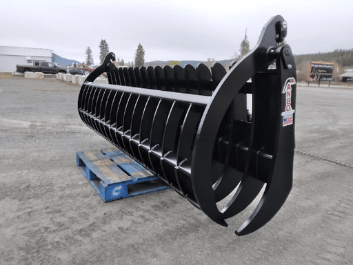 ANBO Grapple Rake 200 For Skid Steers and Tractors - Iron Elk