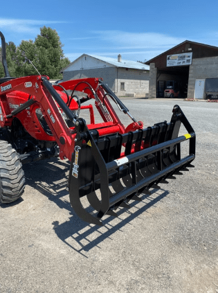 ANBO Grapple Rake 45 For Skid Steers and Tractors - Iron Elk