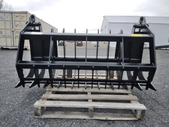 ANBO Grapple Rake 75 High Capacity For Skid Steers and Tractors - Iron Elk
