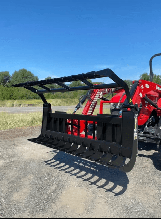ANBO Grapple Rake Sub - Compact For Compact Tractor - Iron Elk