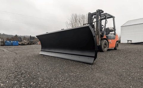 ANBO Snow Blade 150 For Skid Steers and Tractors - Iron Elk