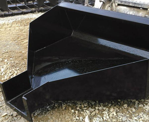 Loflin Fabrication Concrete Bucket With Chute For Skid Steers & Tractors - Iron Elk