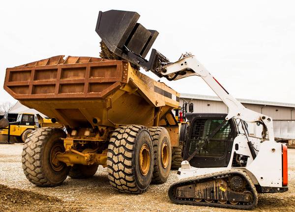 Loflin Fabrication Front Dump Bucket For Skid Steers & Tractors - Iron Elk