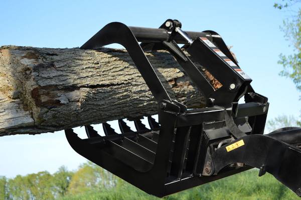 Loflin Fabrication Mini Skid Steer & Compact Tractor Root Grapple - Iron Elk