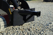Loflin Fabrication Mini Skid Steer Reese Hitch Adapter - Iron Elk