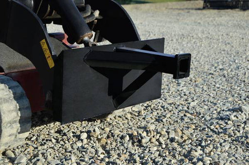 Loflin Fabrication Mini Skid Steer Reese Hitch Adapter - Iron Elk