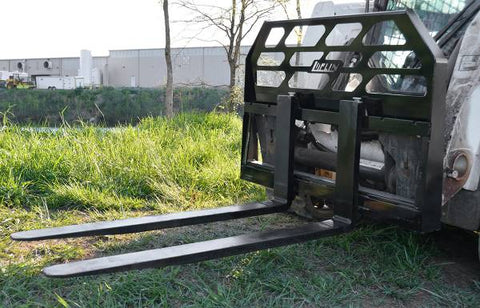 Loflin Fabrication Pallet Fork Frame For Skid Steers & Tractors - Iron Elk