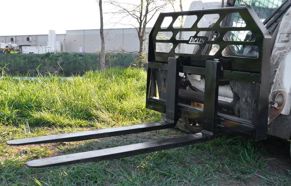 Loflin Fabrication Pallet Fork Frame For Skid Steers & Tractors - Iron Elk