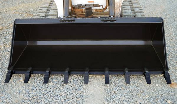 Loflin Fabrication Standard Low Profile Bucket For Skid Steers & Tractors - Iron Elk