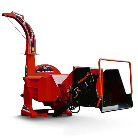 Wallenstein Equipment BX102RI Tractor - Mounted Heavy - Duty Hydraulic Wood Chipper - Iron Elk