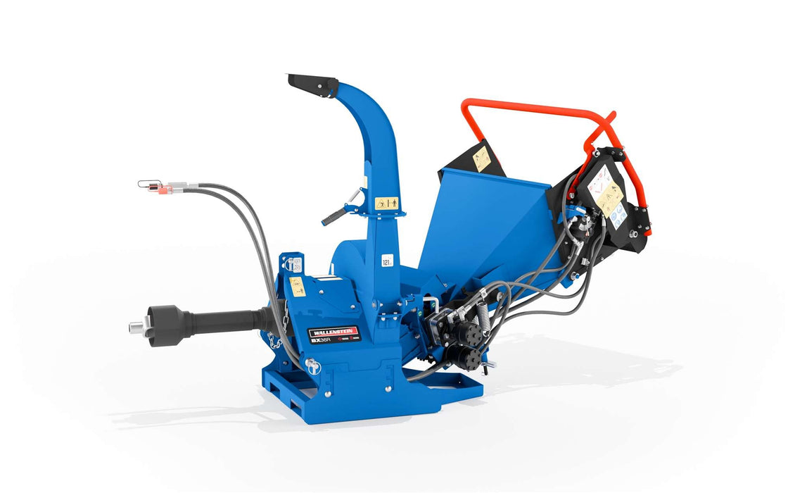 Wallenstein Equipment BX36R Tractor - Mounted Hydraulic Wood Chipper - Iron Elk