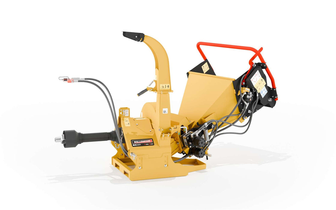 Wallenstein Equipment BX36R Tractor - Mounted Hydraulic Wood Chipper - Iron Elk