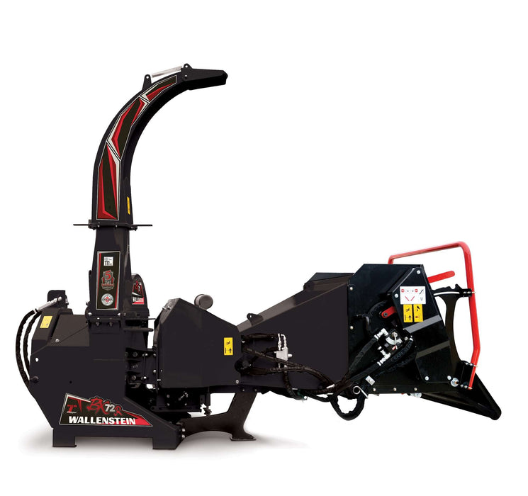 Wallenstein Equipment BX72R Tractor - Mounted Hydraulic Wood Chipper - Iron Elk