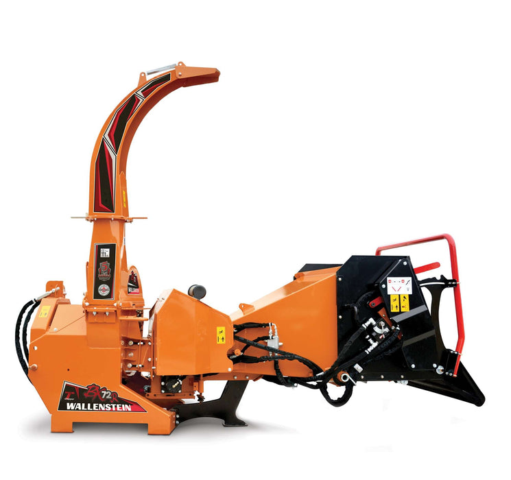 Wallenstein Equipment BX72R Tractor - Mounted Hydraulic Wood Chipper - Iron Elk