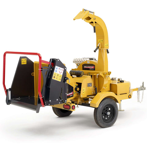 Wallenstein Equipment BXTR5224 Towable Hydraulic Wood Chipper - Iron Elk