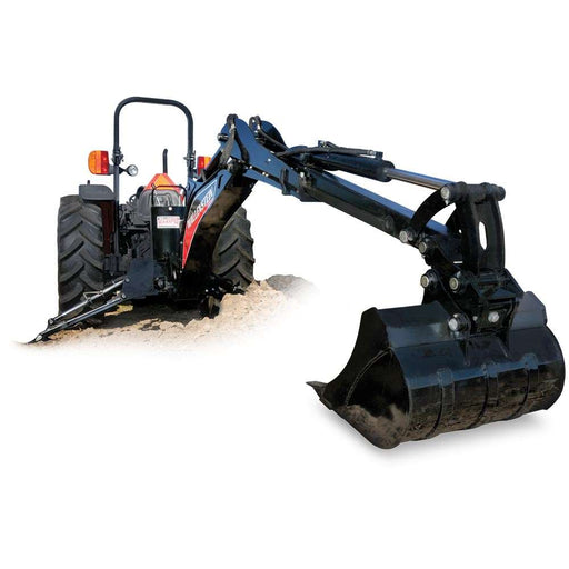 Wallenstein Equipment GX920XT Compact Backhoe Attachment For Skid Steers & Tractors - Iron Elk