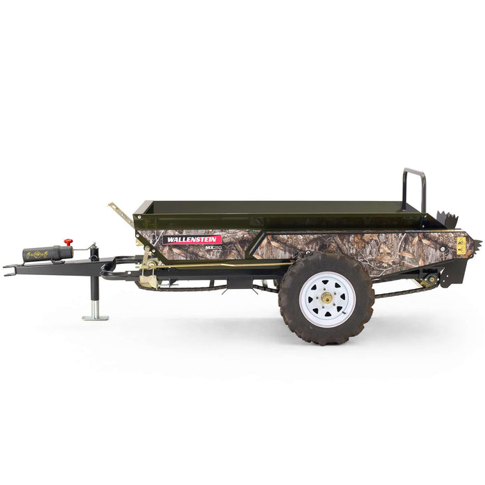 Wallenstein Equipment MX25G Ground - Drive 25‑Bushel Manure Spreader - Iron Elk