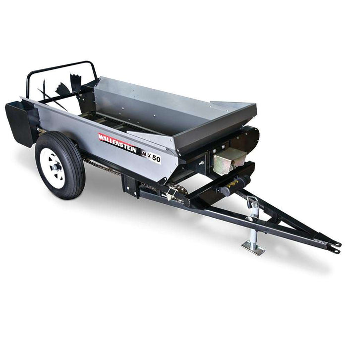 Wallenstein Equipment MX50P PTO‑Driven 50‑Bushel Manure Spreader For Tractors - Iron Elk