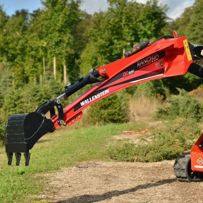 Wallenstein Equipment QC605B Compact Skid - Steer Backhoe - Iron Elk
