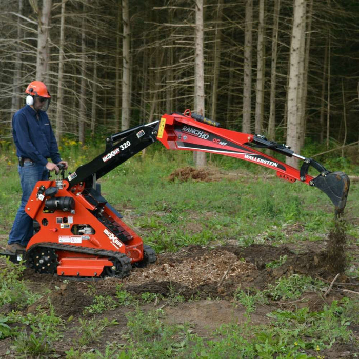 Wallenstein Equipment QC605B Compact Skid - Steer Backhoe - Iron Elk