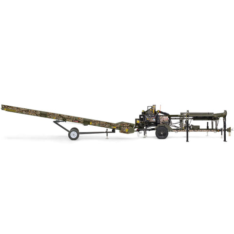 Wallenstein Equipment WP1624‑24 Live‑Deck Towable Firewood Processor - Iron Elk