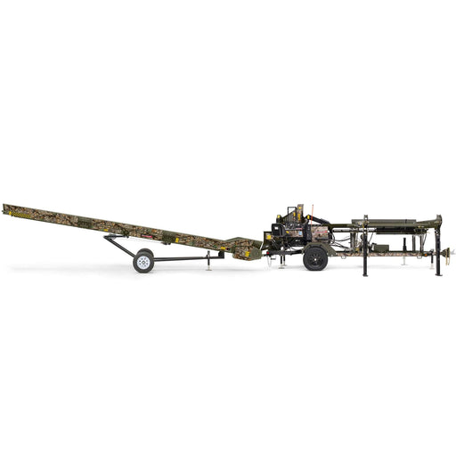 Wallenstein Equipment WP1624‑24 Live‑Deck Towable Firewood Processor - Iron Elk