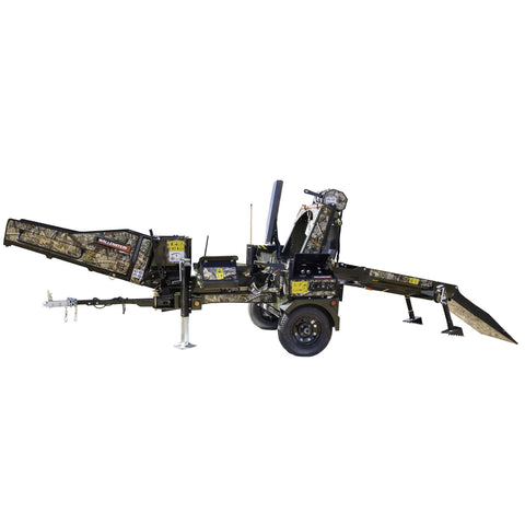 Wallenstein Equipment WP875 25‑Ton Towable Firewood Processor - Iron Elk