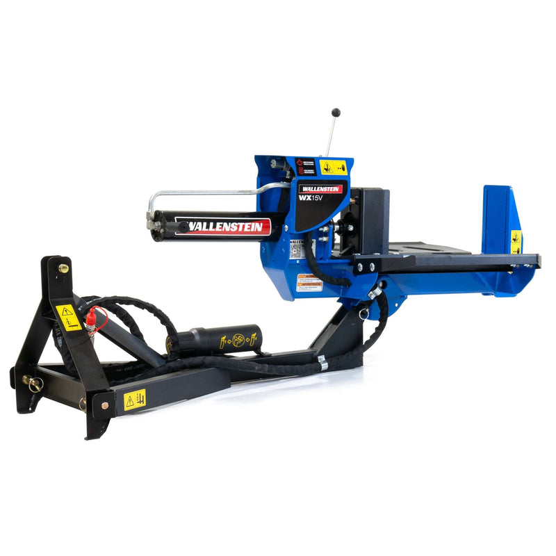 Wallenstein Equipment WX15V 15‑Ton Horizontal/Vertical Tractor Log Splitter - Iron Elk