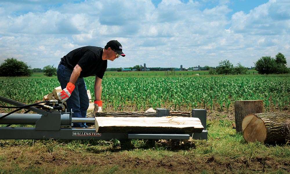 Wallenstein Equipment WX330 25‑Ton Horizontal Tractor Log Splitter - Iron Elk